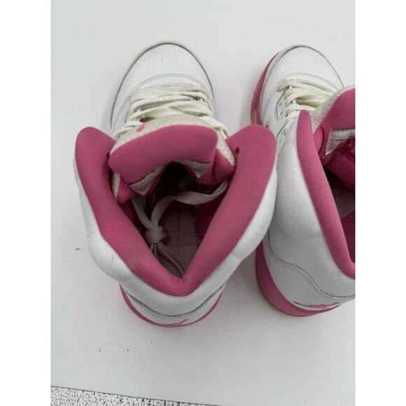 Size 4y Jordan 5 Retro WNBA Pinkscile 440992-168 bs916 - Picture 4 of 7